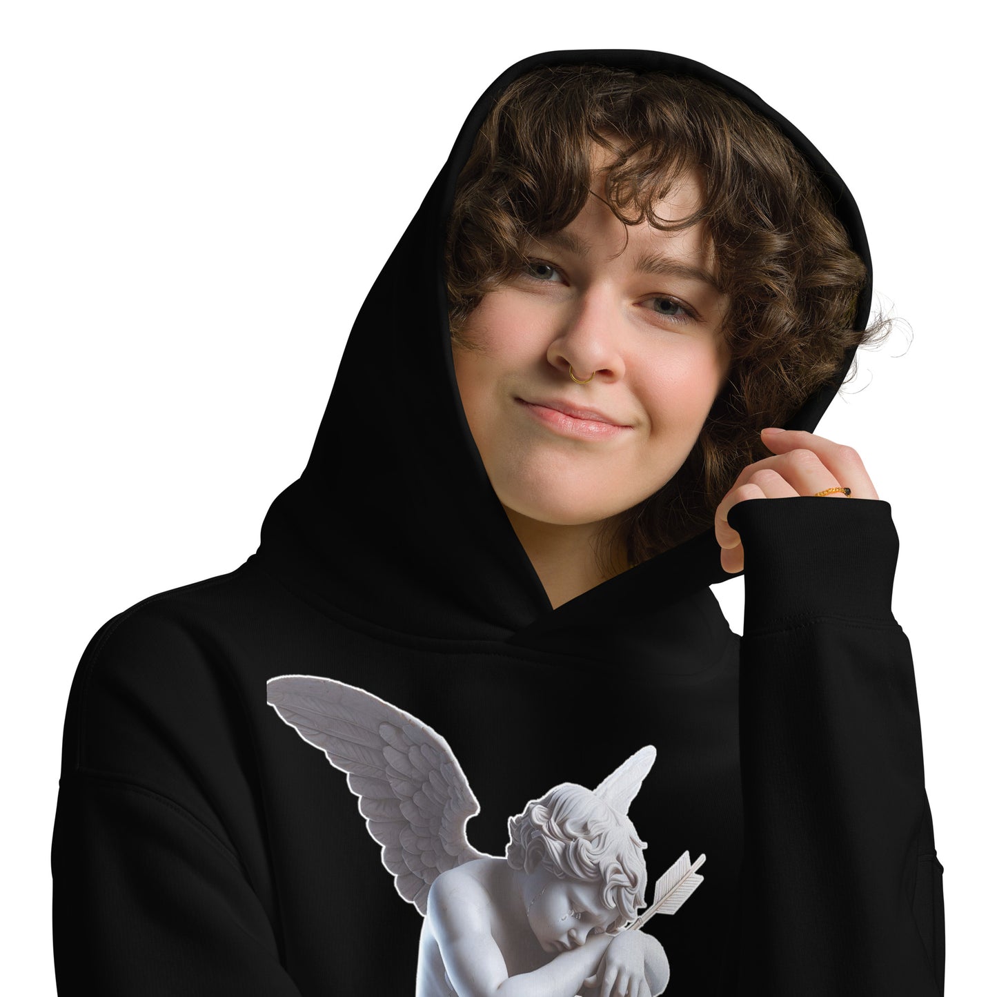 "Love Aint Perfect" Unisex oversized hoodie