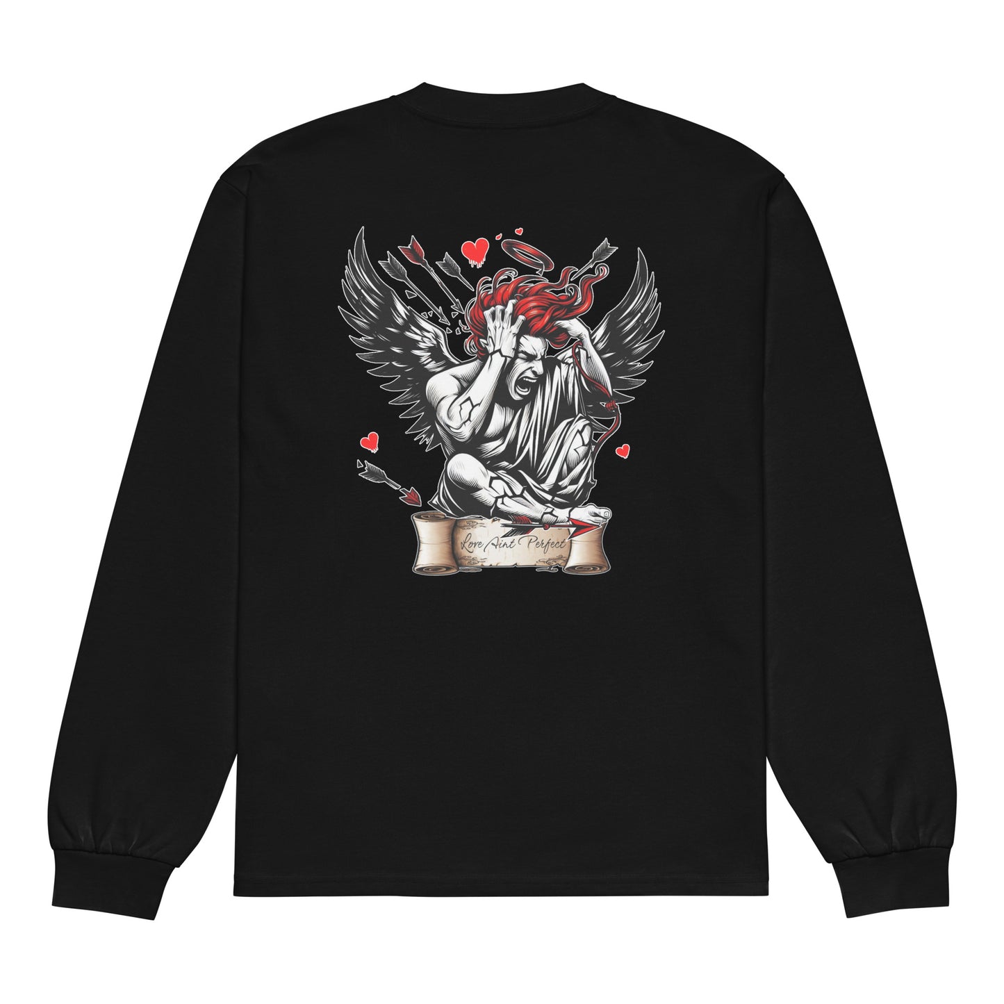 Concrete Kulture Company "Love Ain't Perfect" Premium heavyweight long sleeve shirt