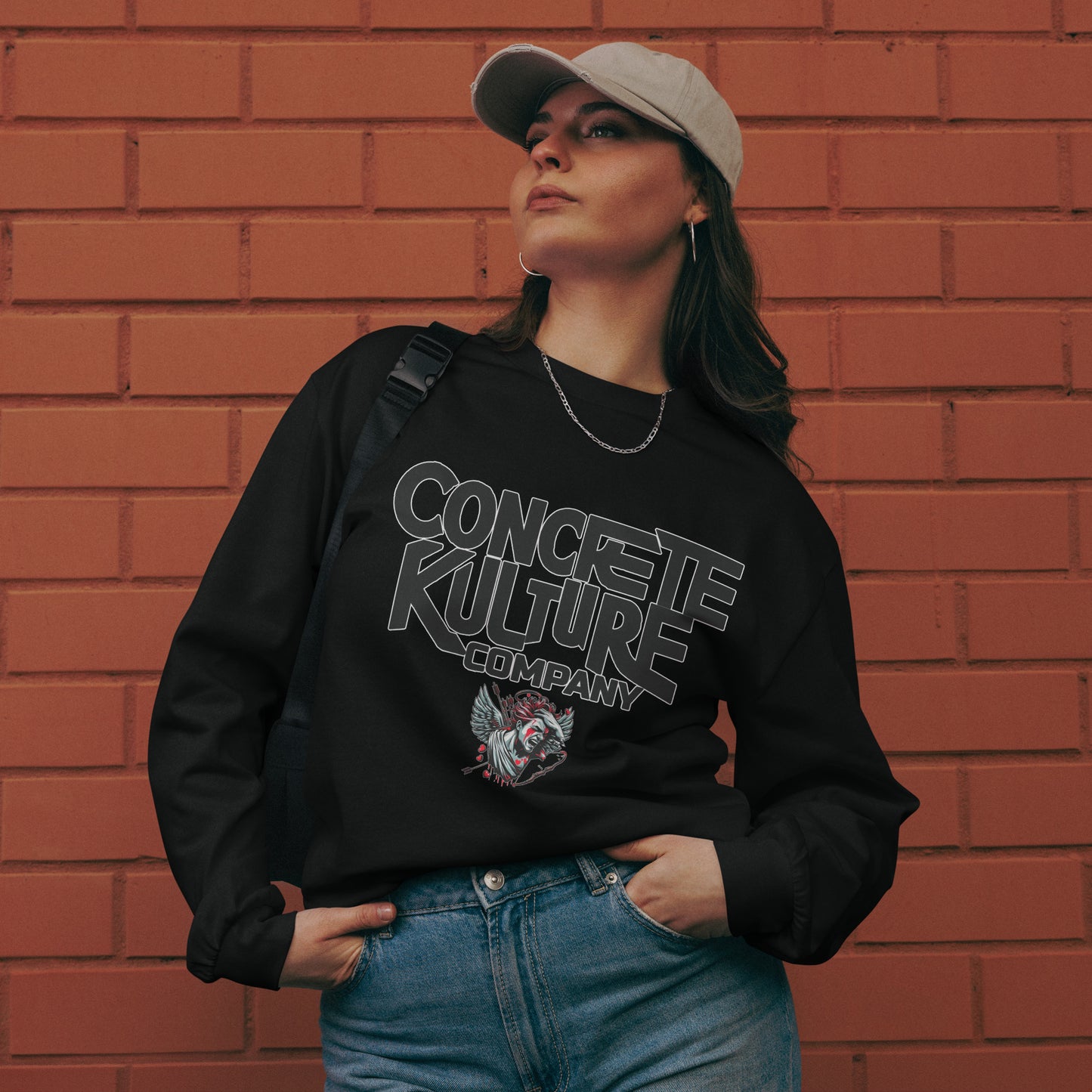 Concrete Kulture Company "Love Ain't Perfect" Premium heavyweight long sleeve shirt