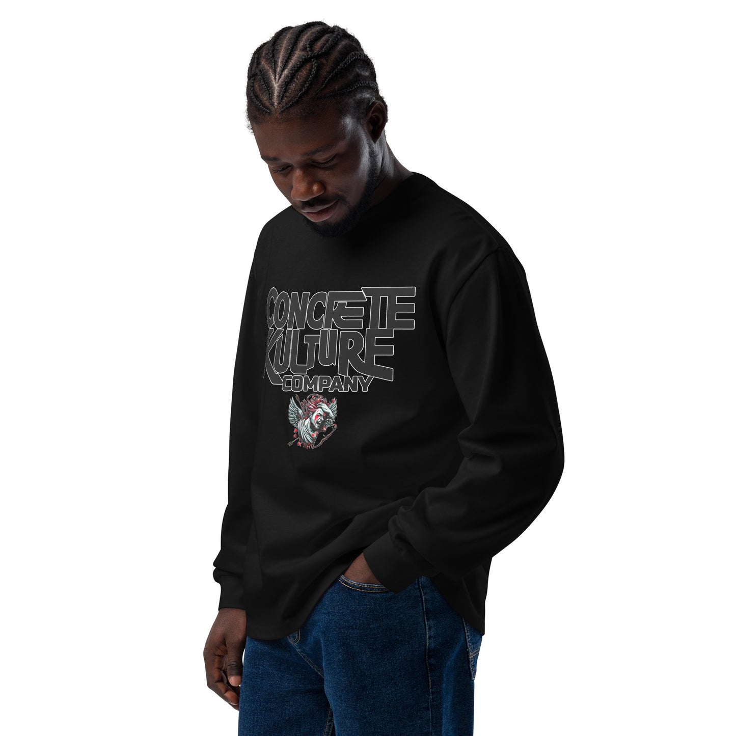 Concrete Kulture Company "Love Ain't Perfect" Premium heavyweight long sleeve shirt