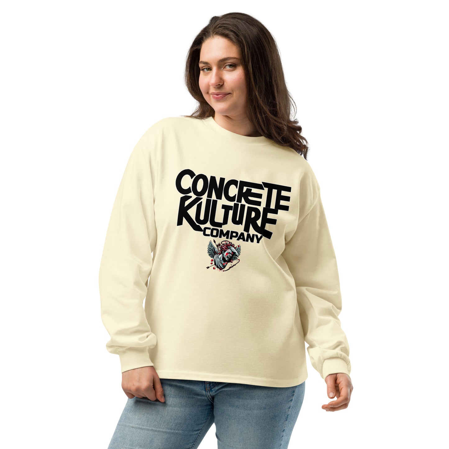 Concrete Kulture Company "Love Ain't Perfect" Premium heavyweight long sleeve shirt