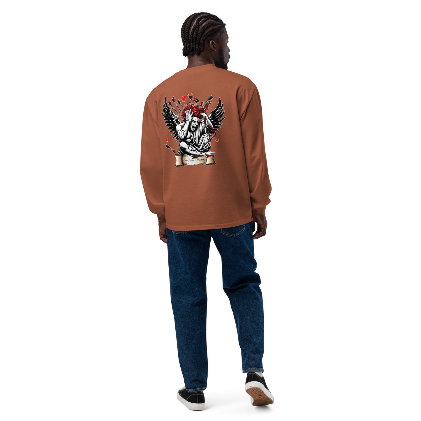 Concrete Kulture Company "Love Ain't Perfect" Premium heavyweight long sleeve shirt