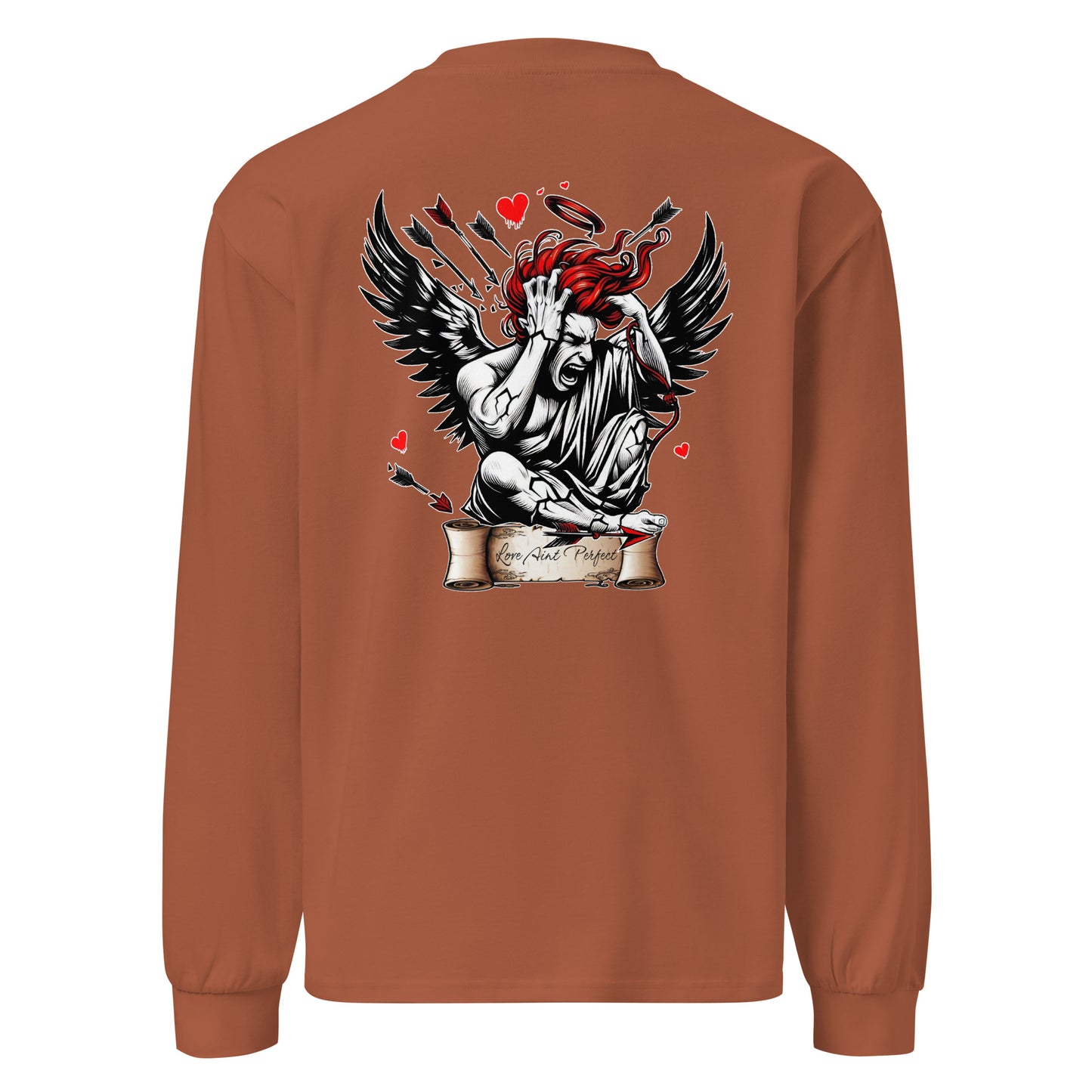 Concrete Kulture Company "Love Ain't Perfect" Premium heavyweight long sleeve shirt
