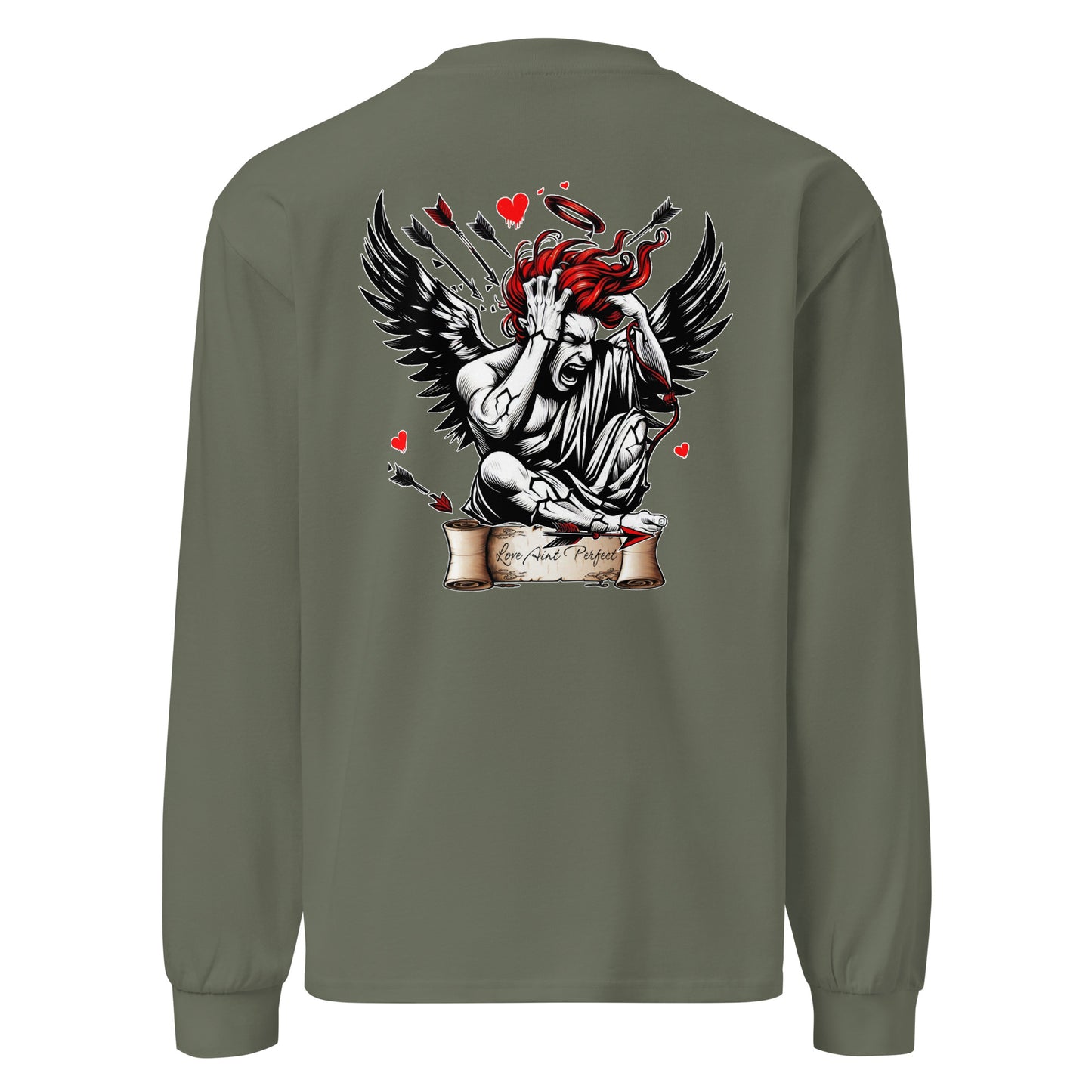 Concrete Kulture Company "Love Ain't Perfect" Premium heavyweight long sleeve shirt