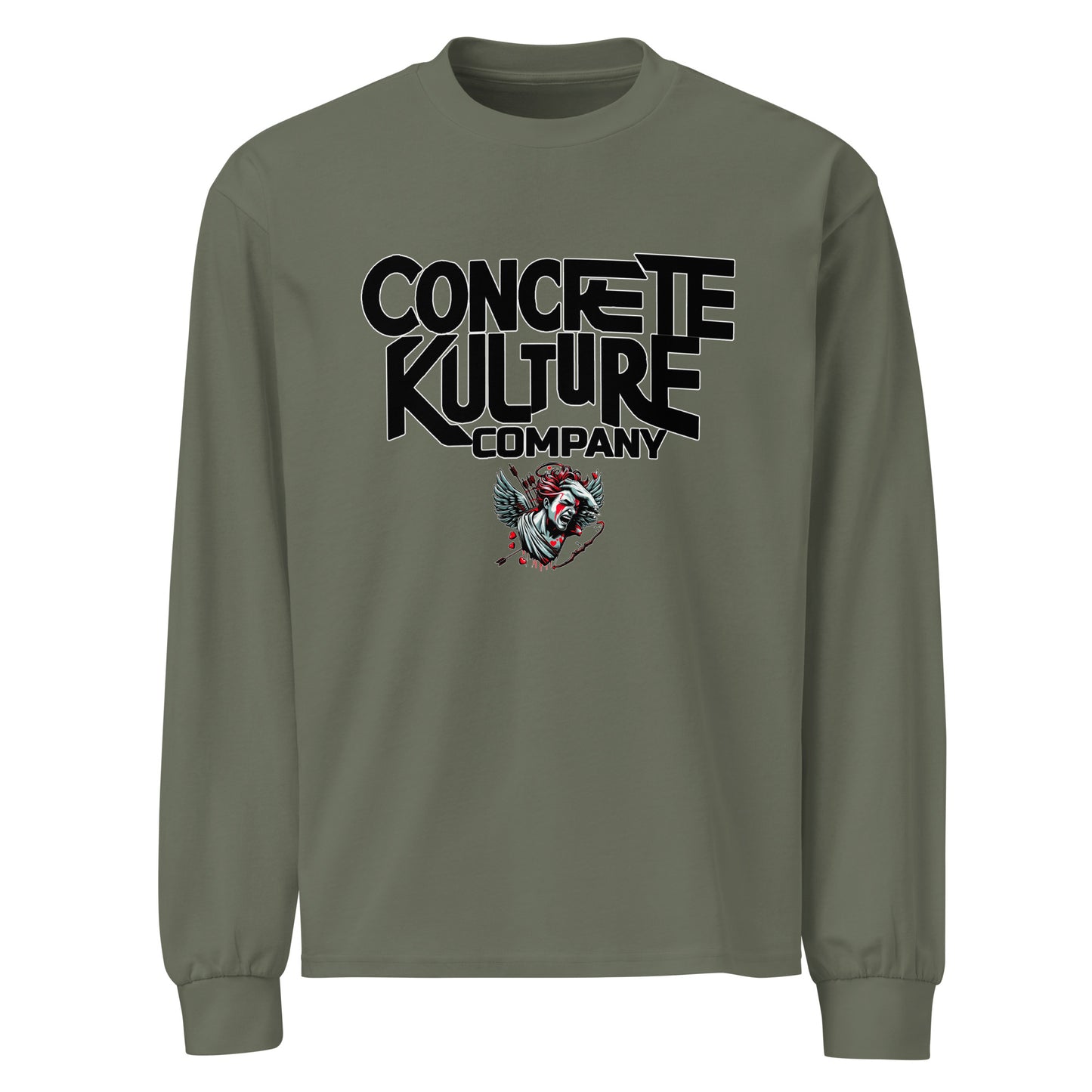 Concrete Kulture Company "Love Ain't Perfect" Premium heavyweight long sleeve shirt