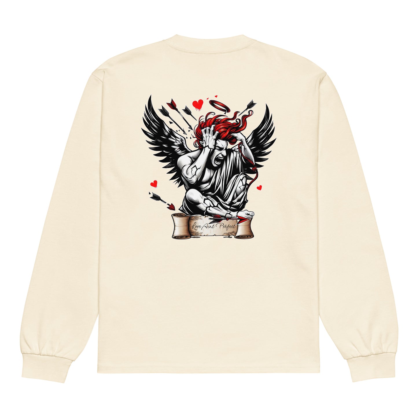 Concrete Kulture Company "Love Ain't Perfect" Premium heavyweight long sleeve shirt