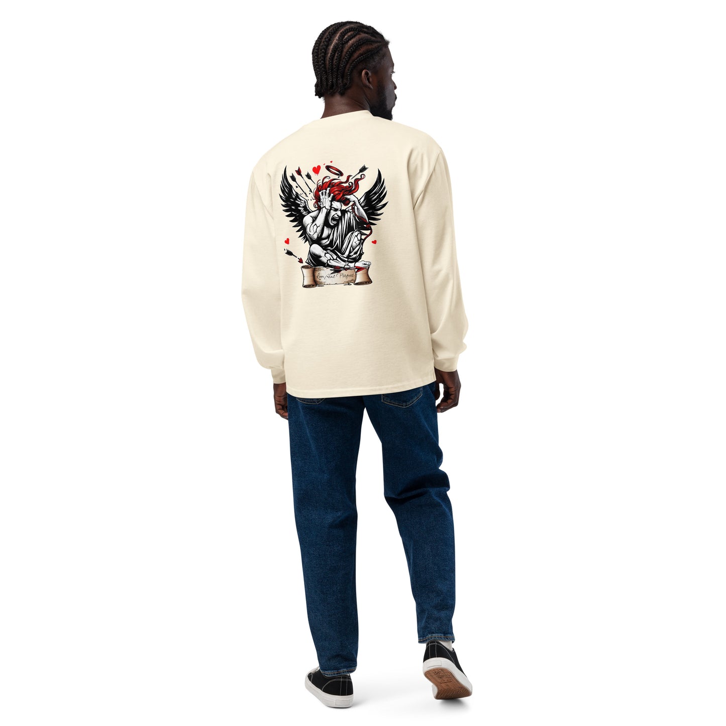Concrete Kulture Company "Love Ain't Perfect" Premium heavyweight long sleeve shirt