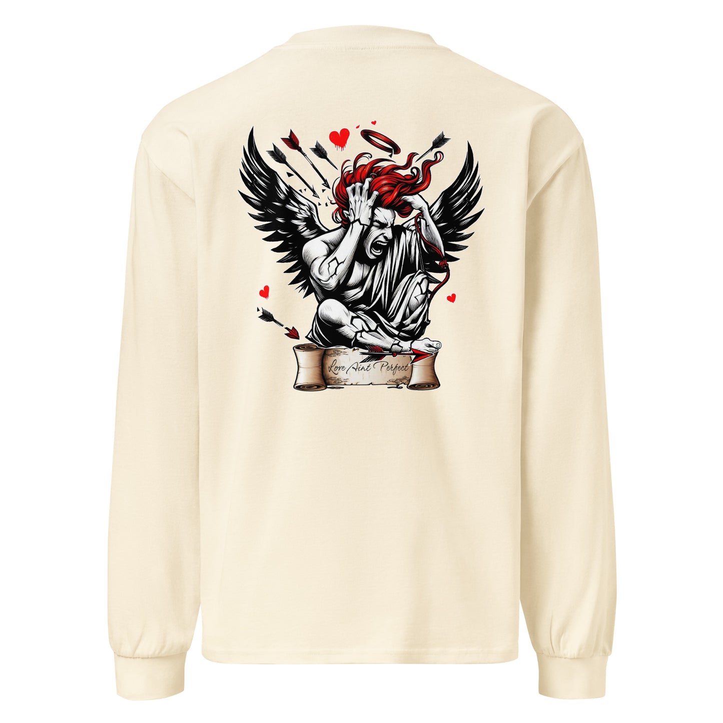 Concrete Kulture Company "Love Ain't Perfect" Premium heavyweight long sleeve shirt