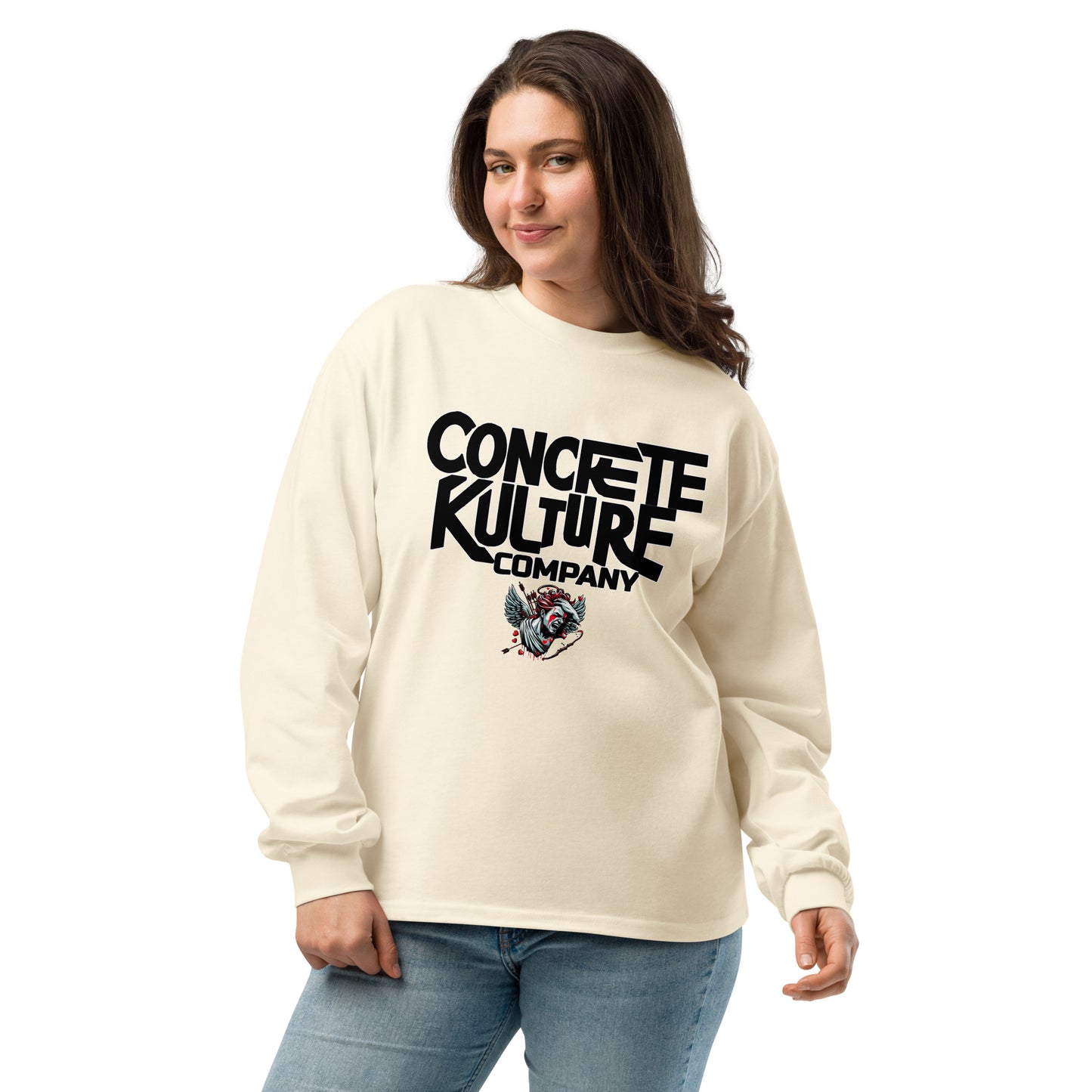 Concrete Kulture Company "Love Ain't Perfect" Premium heavyweight long sleeve shirt