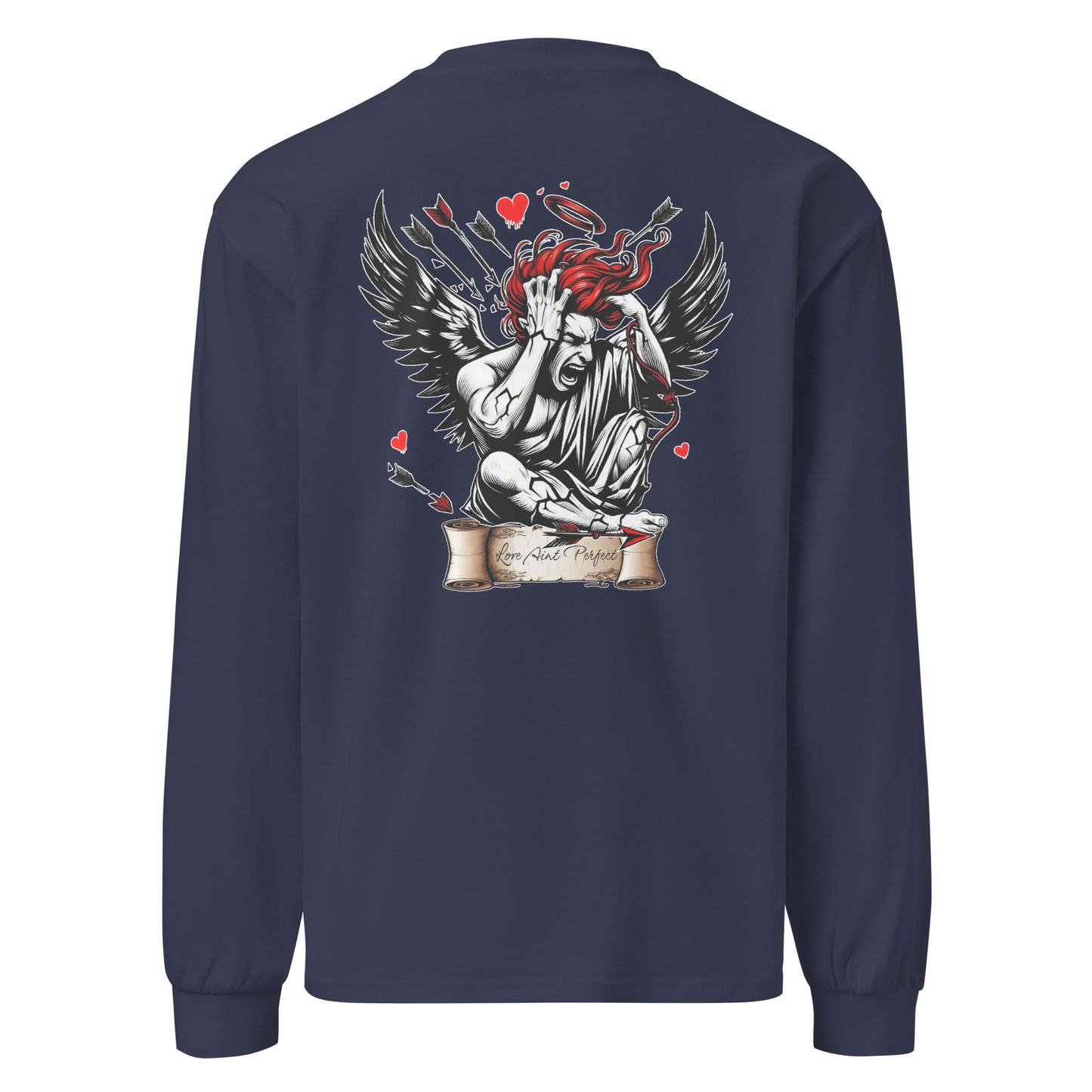 Concrete Kulture Company "Love Ain't Perfect" Premium heavyweight long sleeve shirt