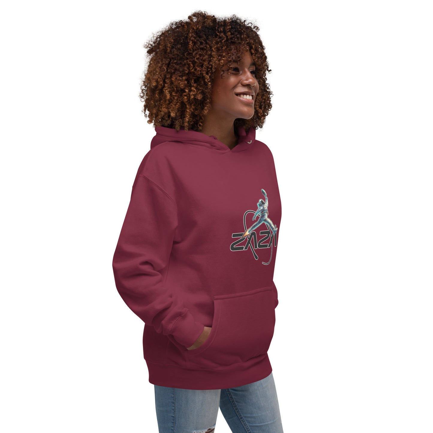 Zaza JumpSpaceMan Unisex Hoodie