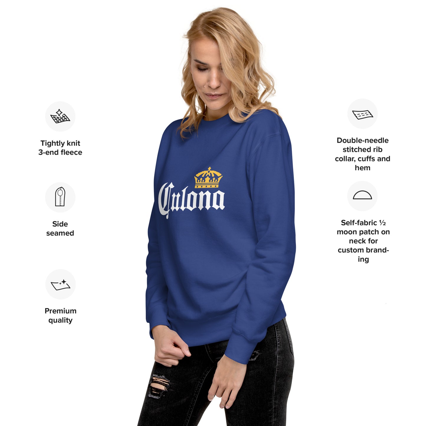 CKco- "Culona" Ladie's Premium Sweatshirt