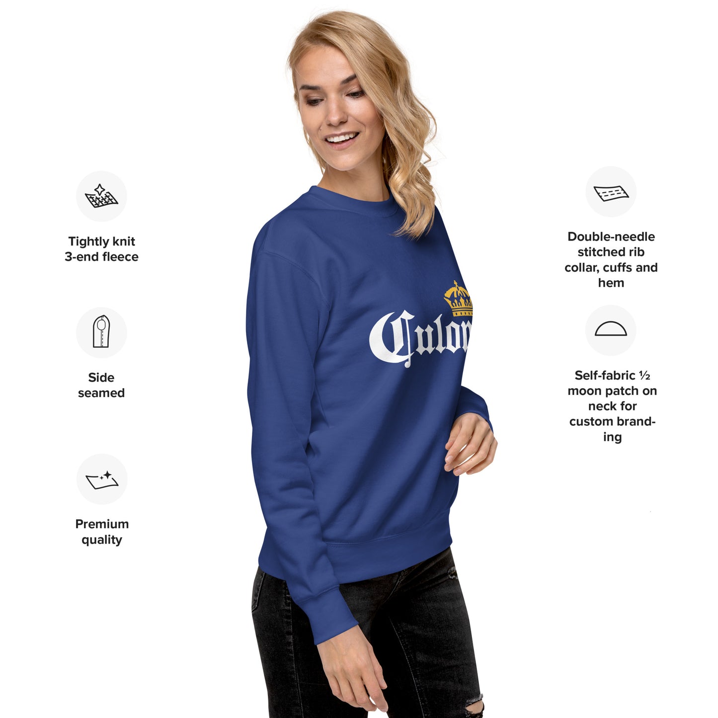 CKco- "Culona" Ladie's Premium Sweatshirt