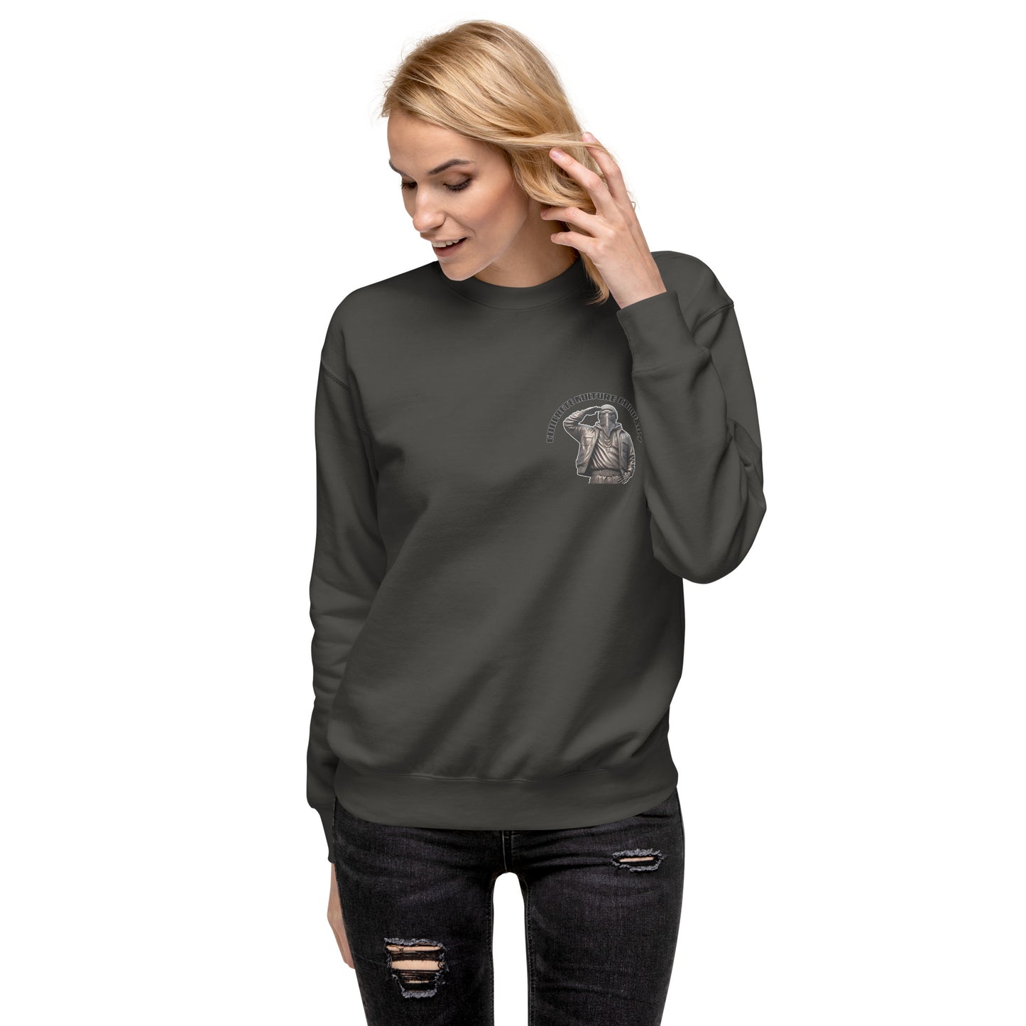 Concrete Kulture Company - "Salute" Unisex Premium Sweatshirt