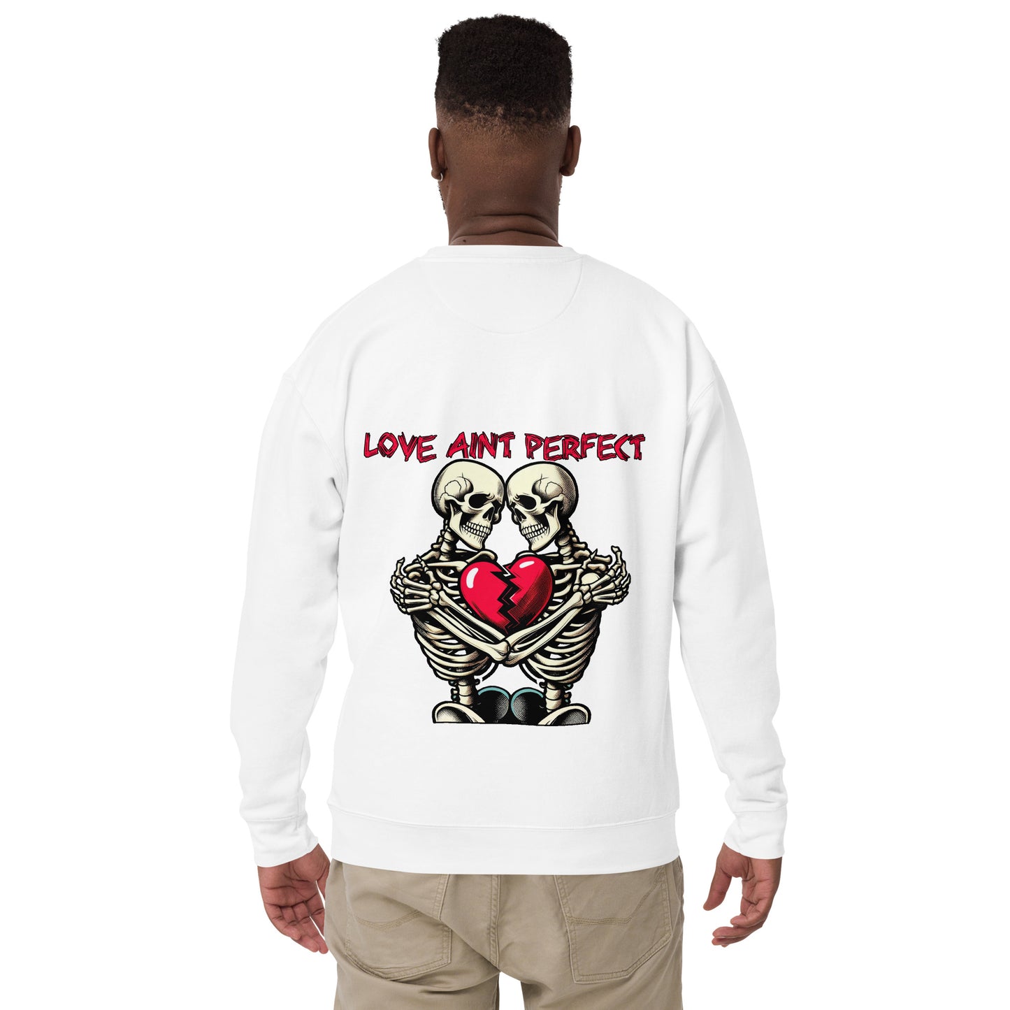 Concrete Kulture Company "Love Aint Perfect" Unisex Premium Sweatshirt