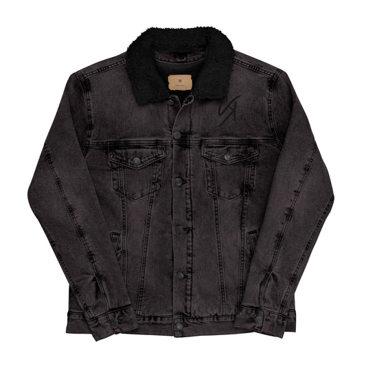Concrete Kulture Company Unisex denim sherpa jacket