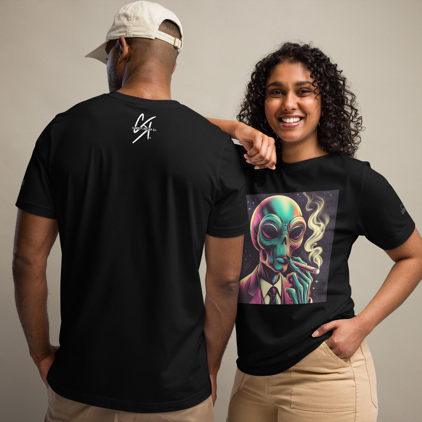 Concrete Kulture Co - ZaZa "Alien Shmoke" Unisex t-shirt