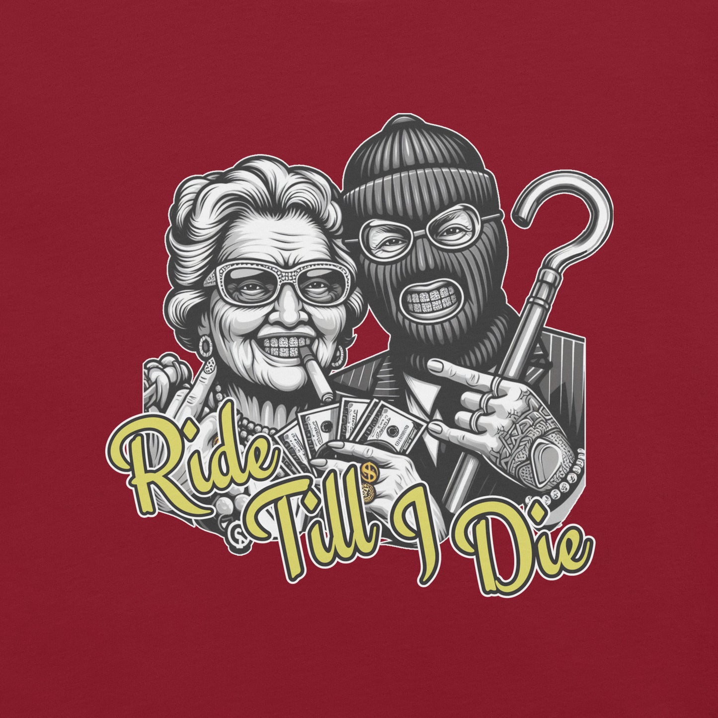 Concrete Kulture Company "Ride Till I Die" Unisex t-shirt