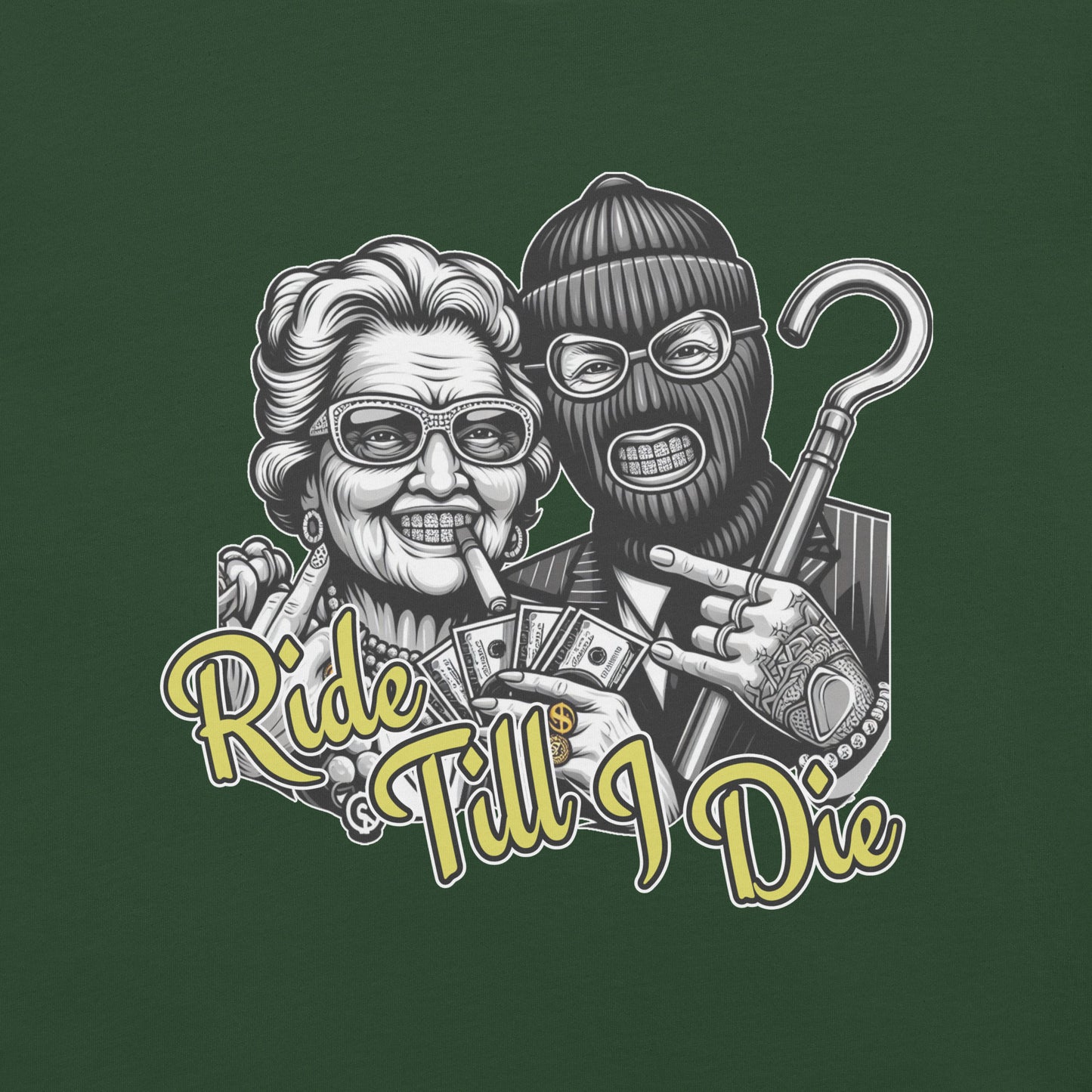 Concrete Kulture Company "Ride Till I Die" Unisex t-shirt