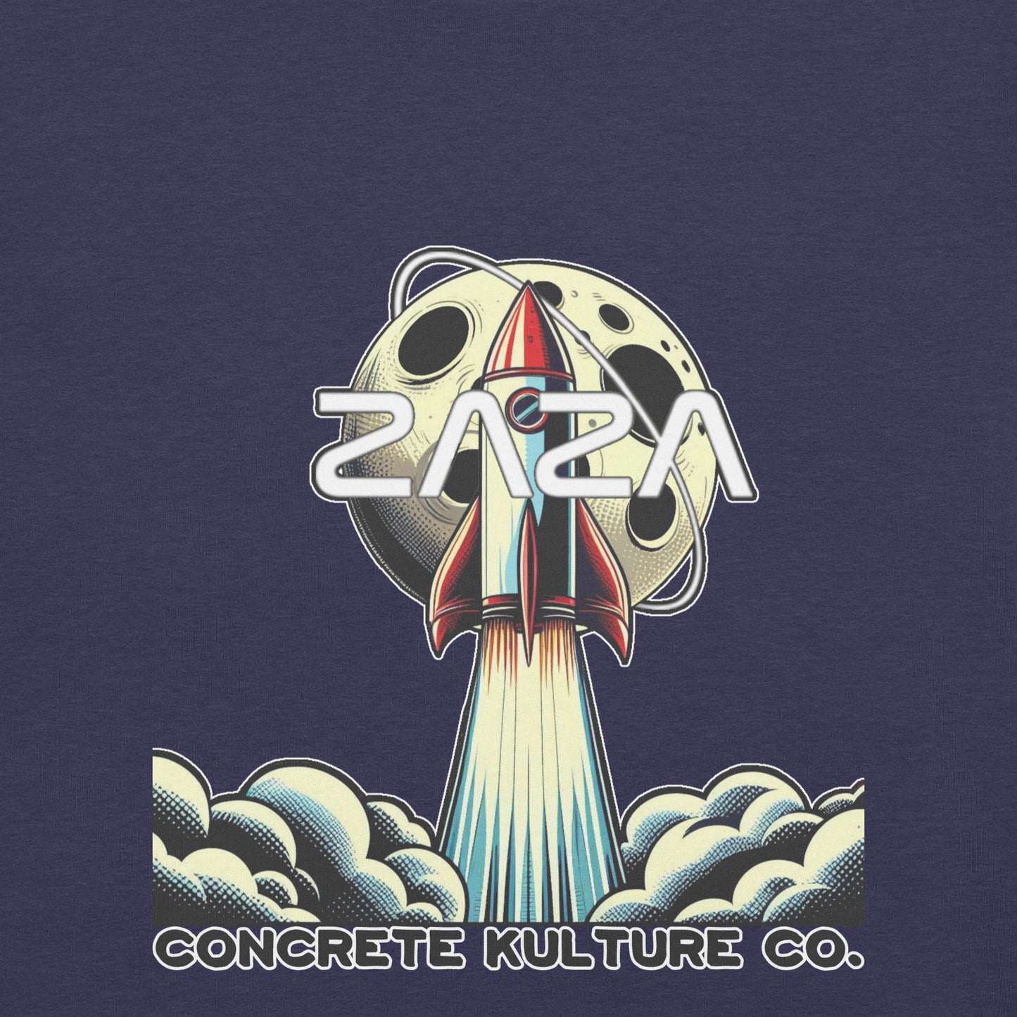 Concrete Kulture Company "Zaza Rocket" Unisex t-shirt