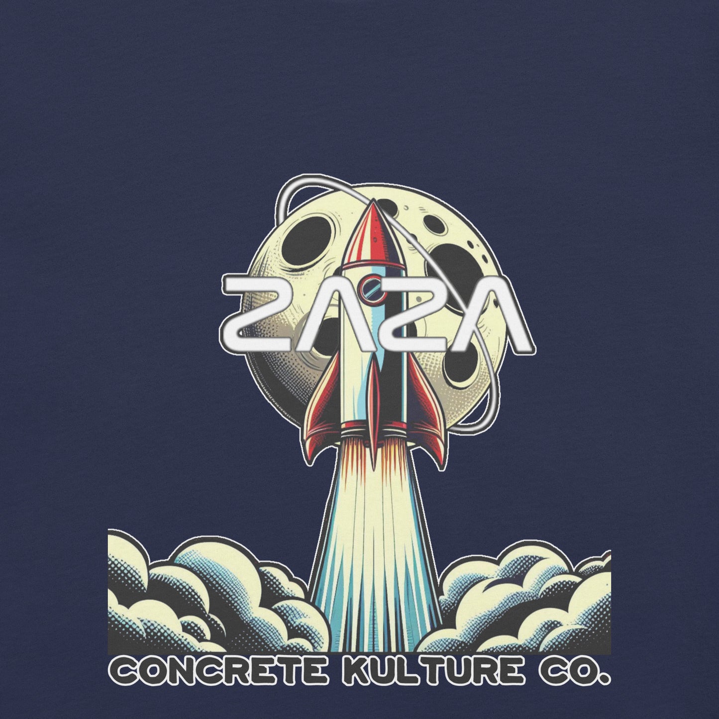 Concrete Kulture Company "Zaza Rocket" Unisex t-shirt