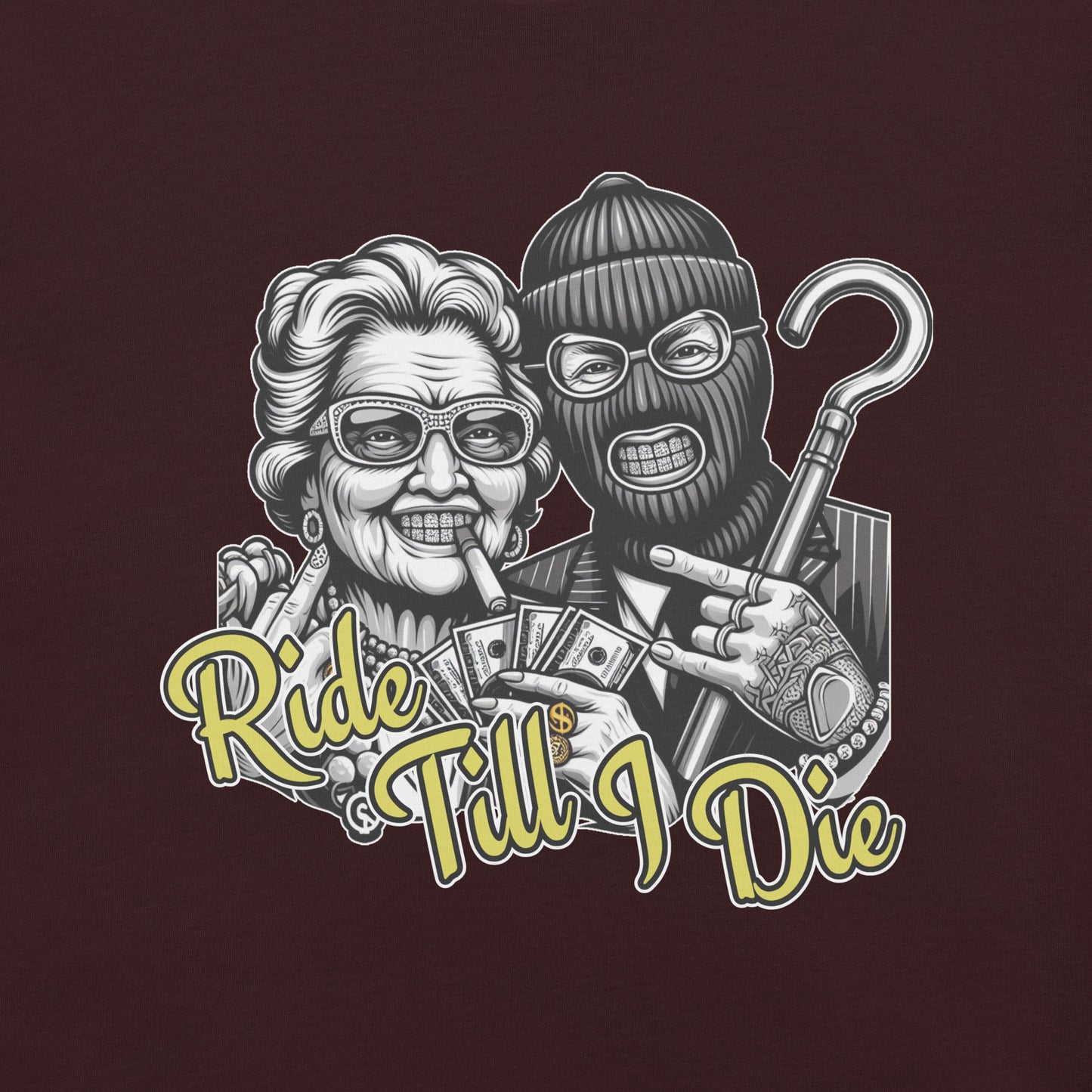 Concrete Kulture Company "Ride Till I Die" Unisex t-shirt