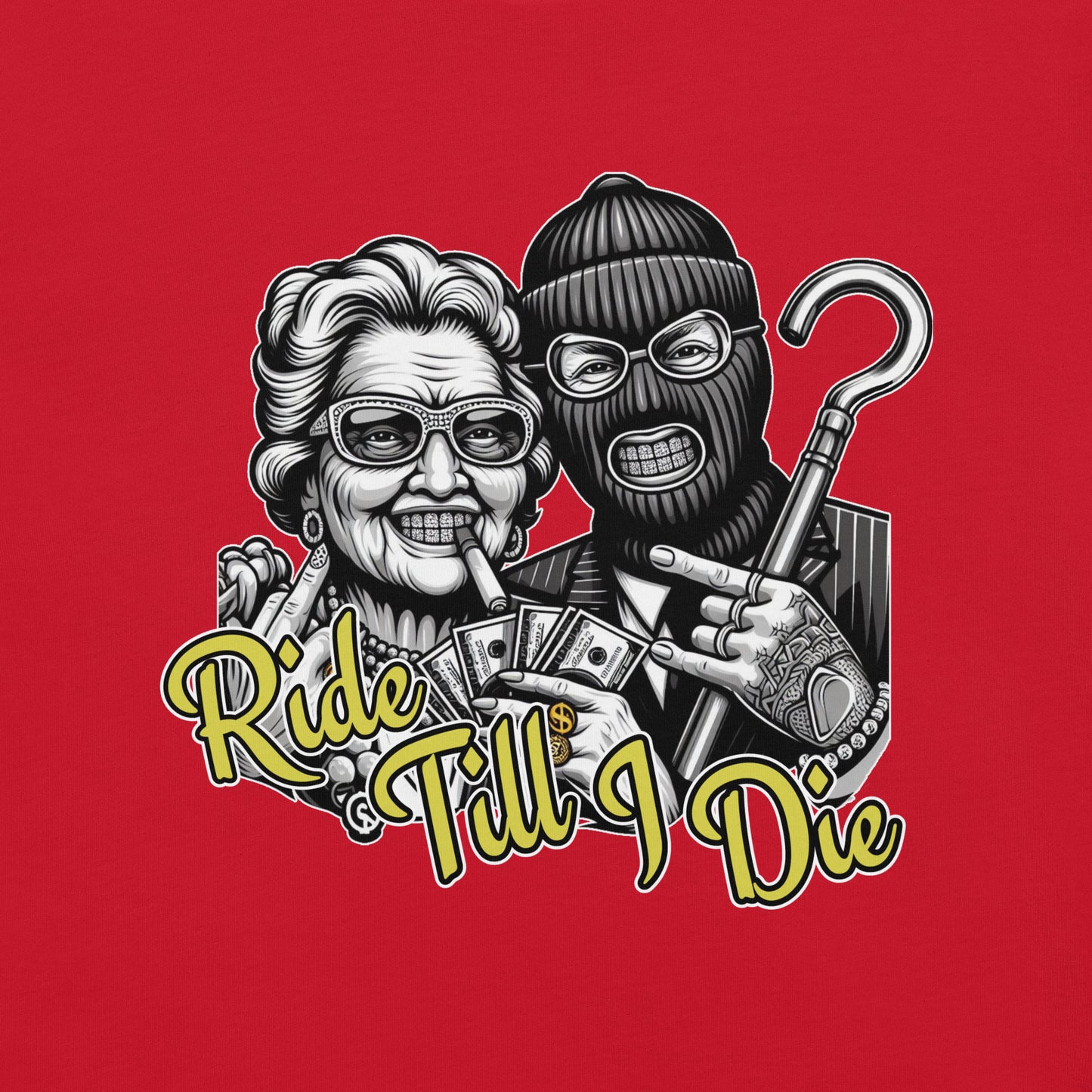 Concrete Kulture Company "Ride Till I Die" Unisex t-shirt