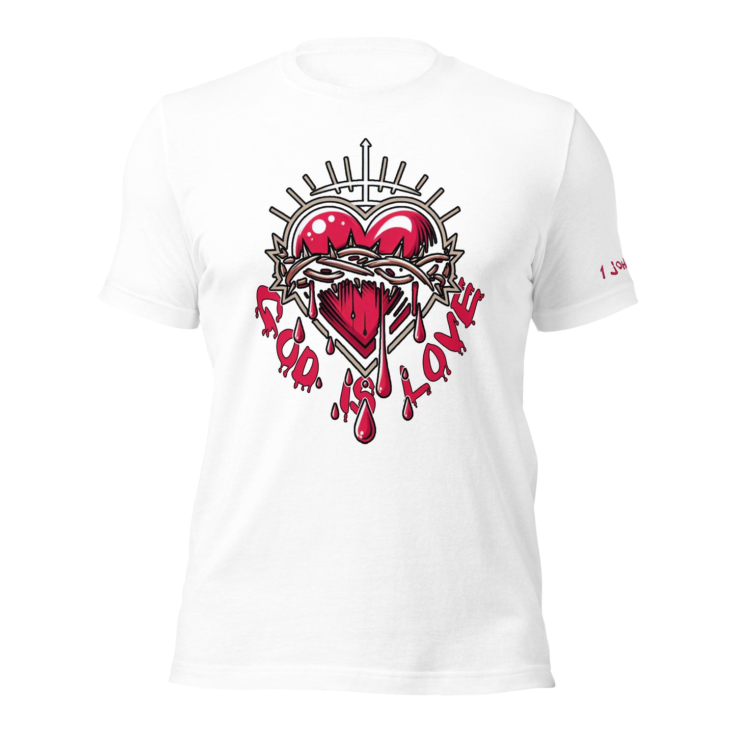 Concrete Kulture Co "God is Love" Unisex t-shirt