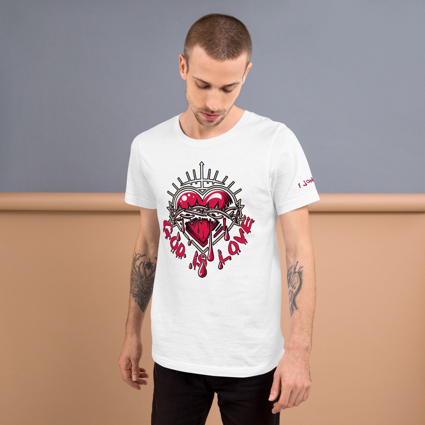 Concrete Kulture Co "God is Love" Unisex t-shirt