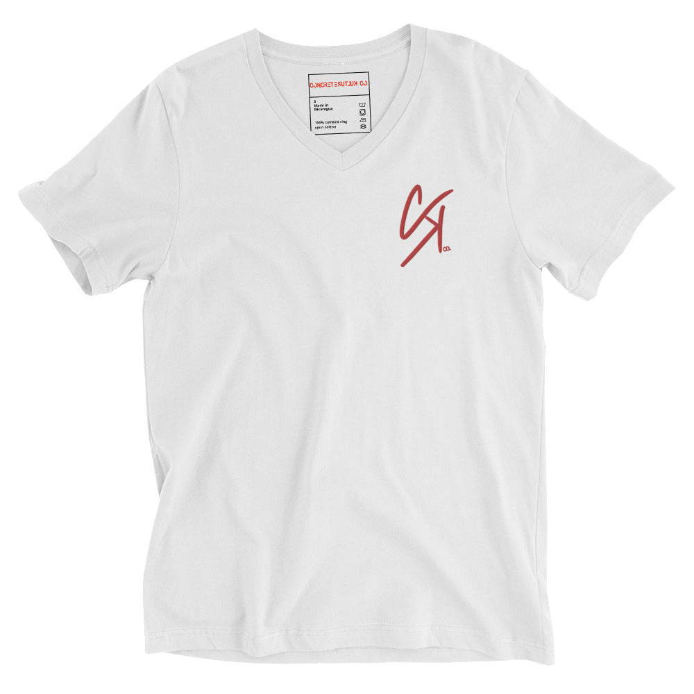 Concrete Kulture Co. "CK" Unisex Short Sleeve V-Neck T-Shirt