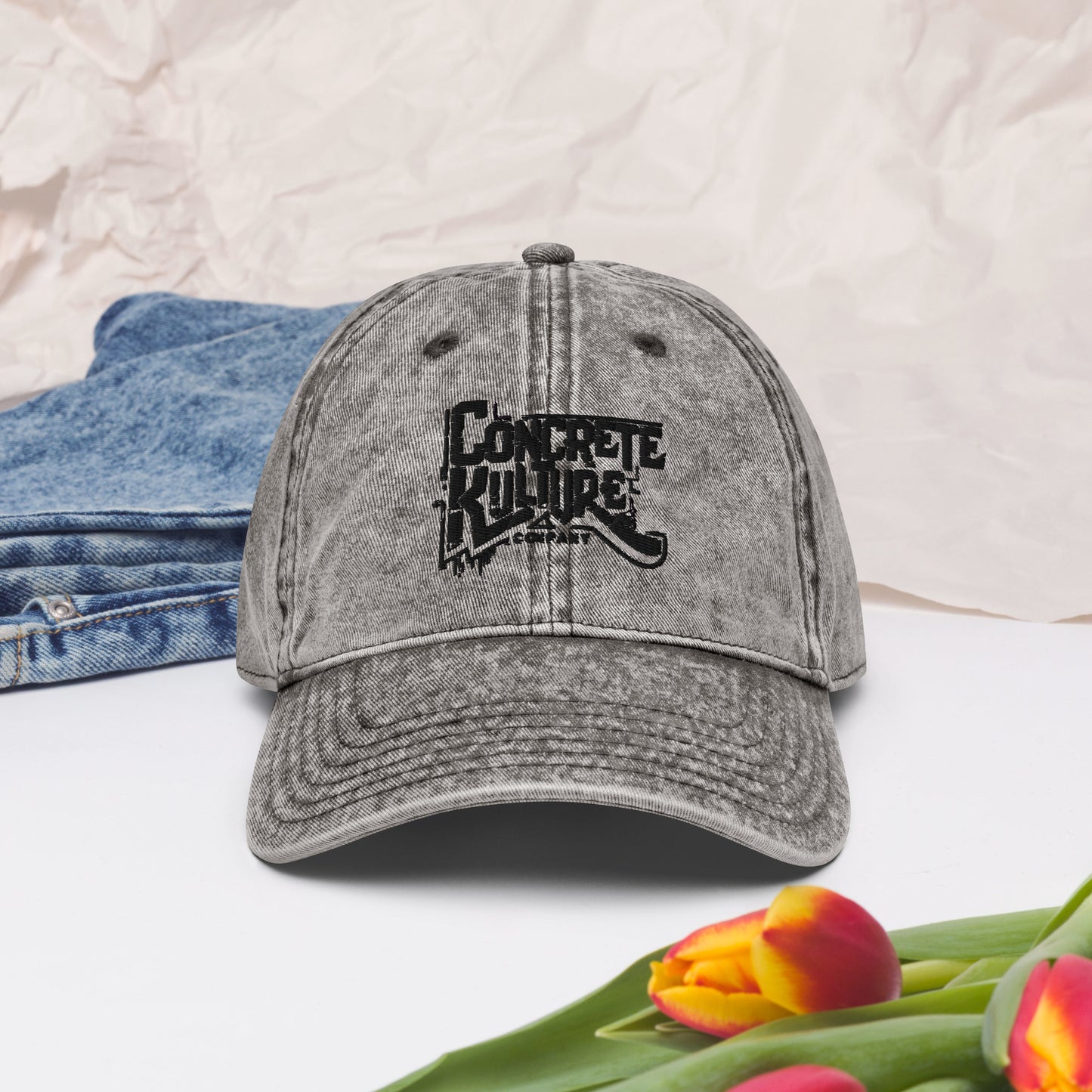 Concrete Kulture Co. Vintage Cotton Twill Cap