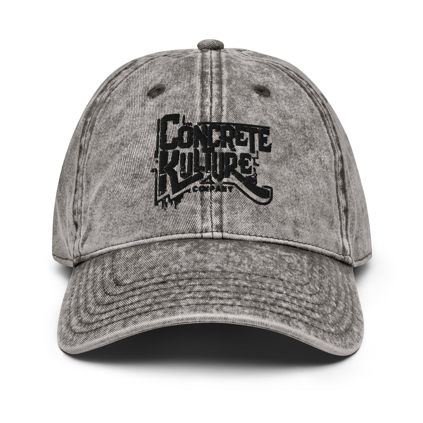 Concrete Kulture Co. Vintage Cotton Twill Cap