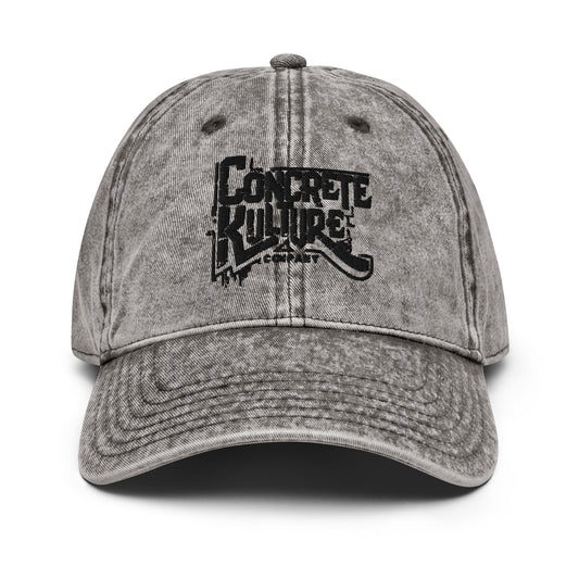 Concrete Kulture Co. Vintage Cotton Twill Cap
