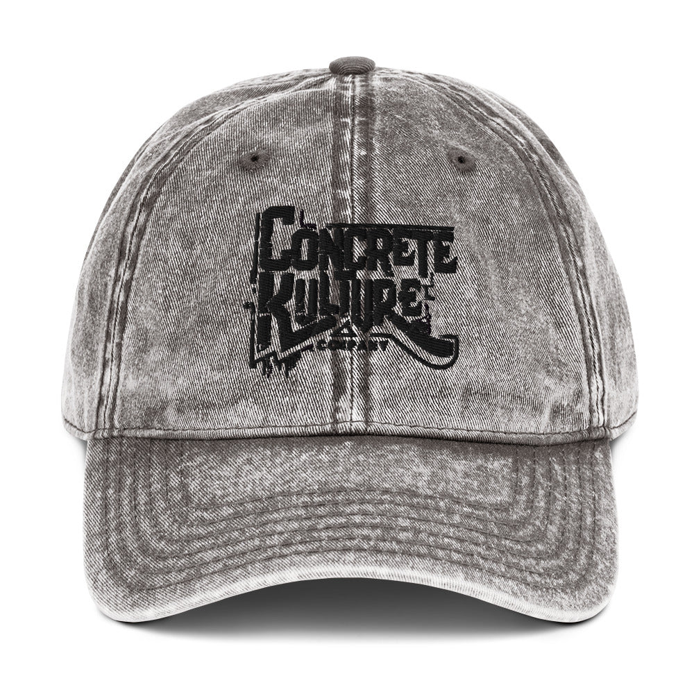 Concrete Kulture Co. Vintage Cotton Twill Cap