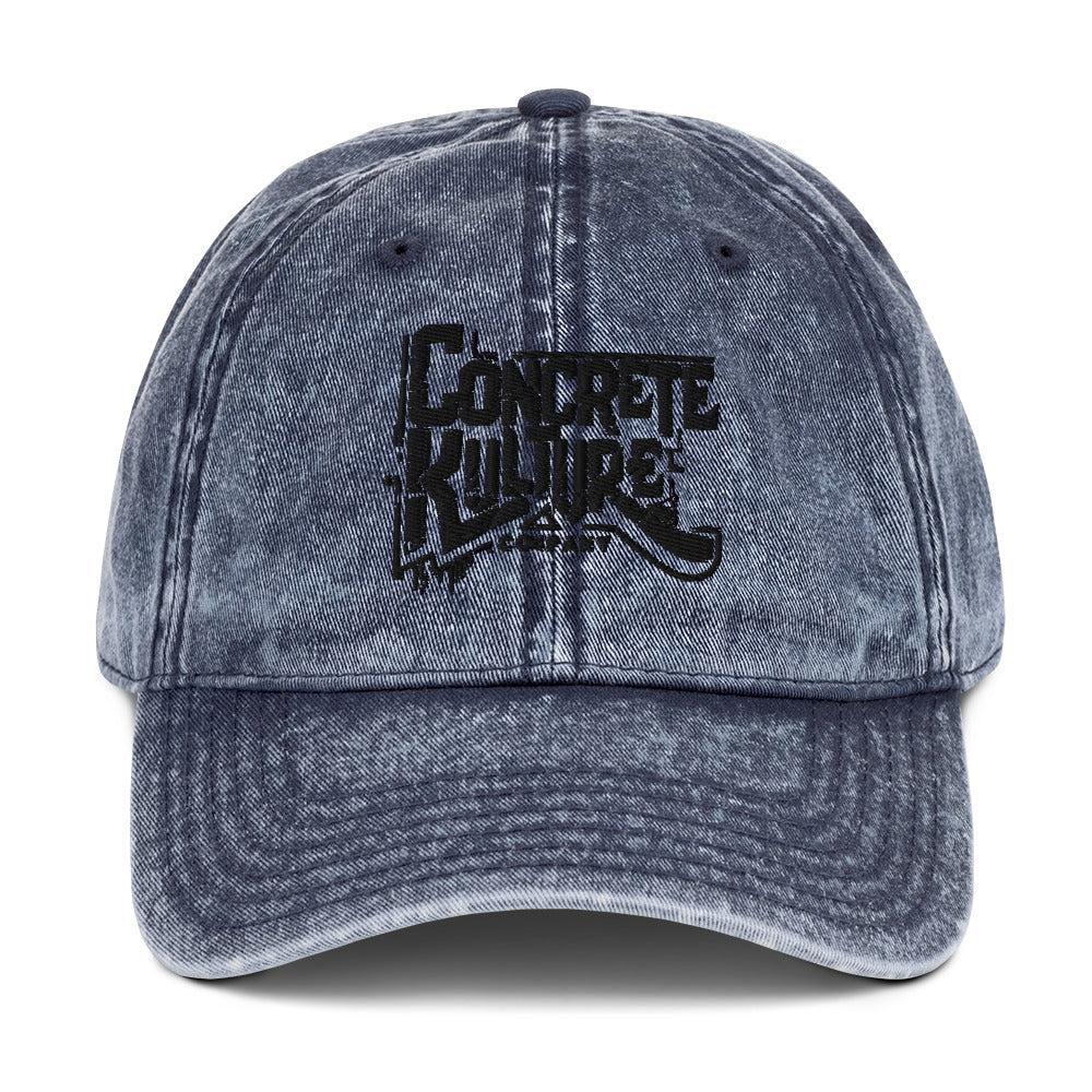 Concrete Kulture Co. Vintage Cotton Twill Cap