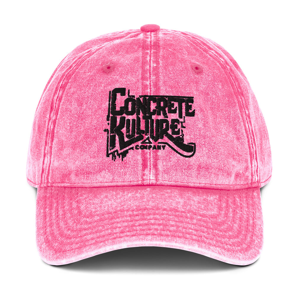 Concrete Kulture Co. Vintage Cotton Twill Cap