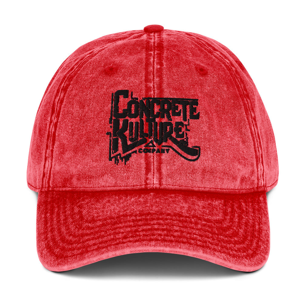 Concrete Kulture Co. Vintage Cotton Twill Cap