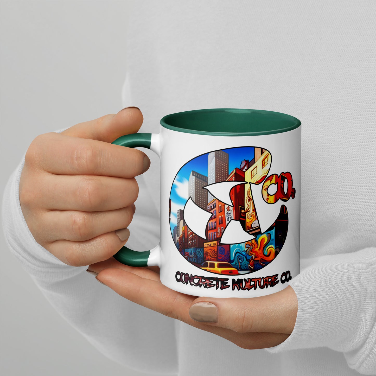 CK co Mug with Color Inside