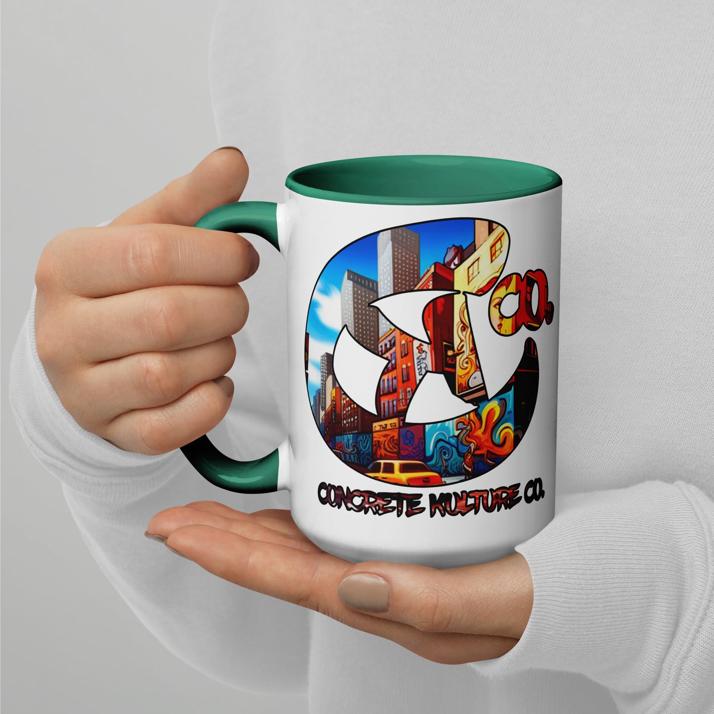 CK co Mug with Color Inside