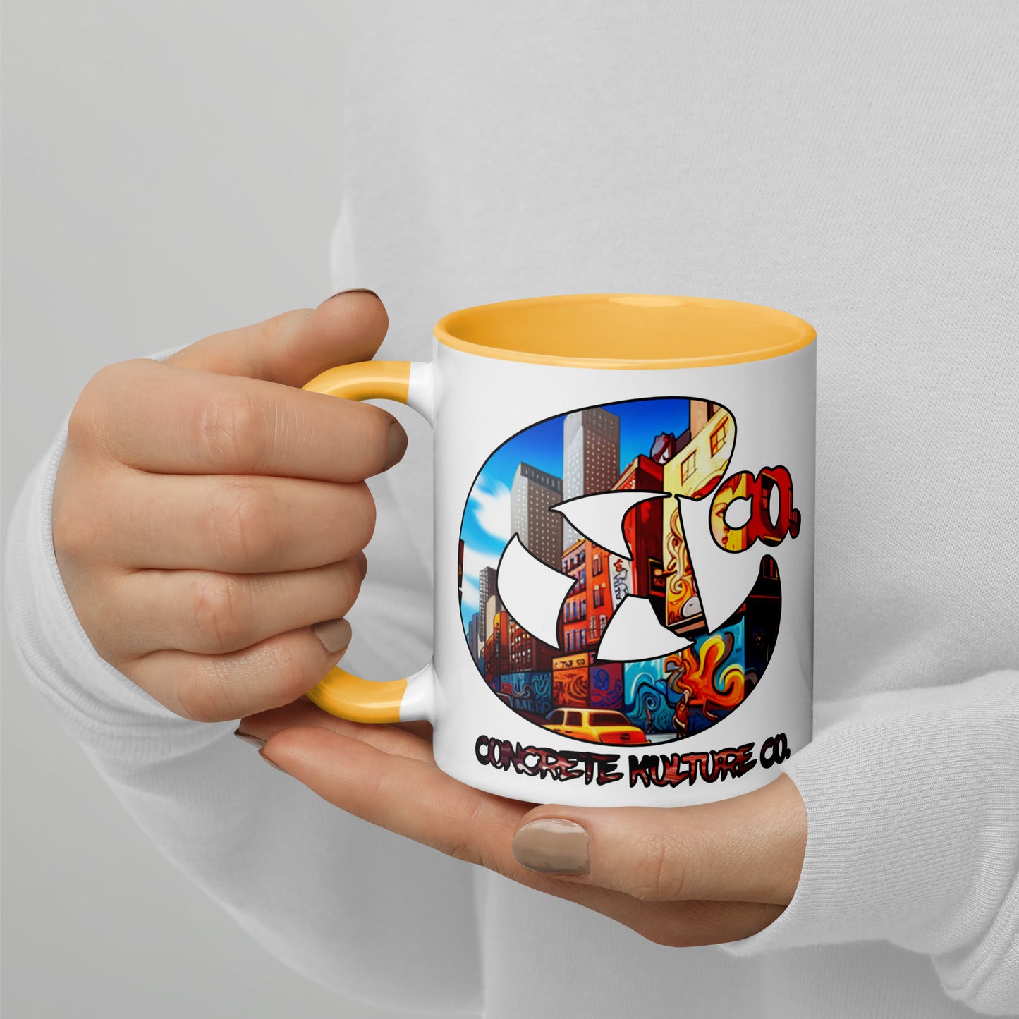 CK co Mug with Color Inside