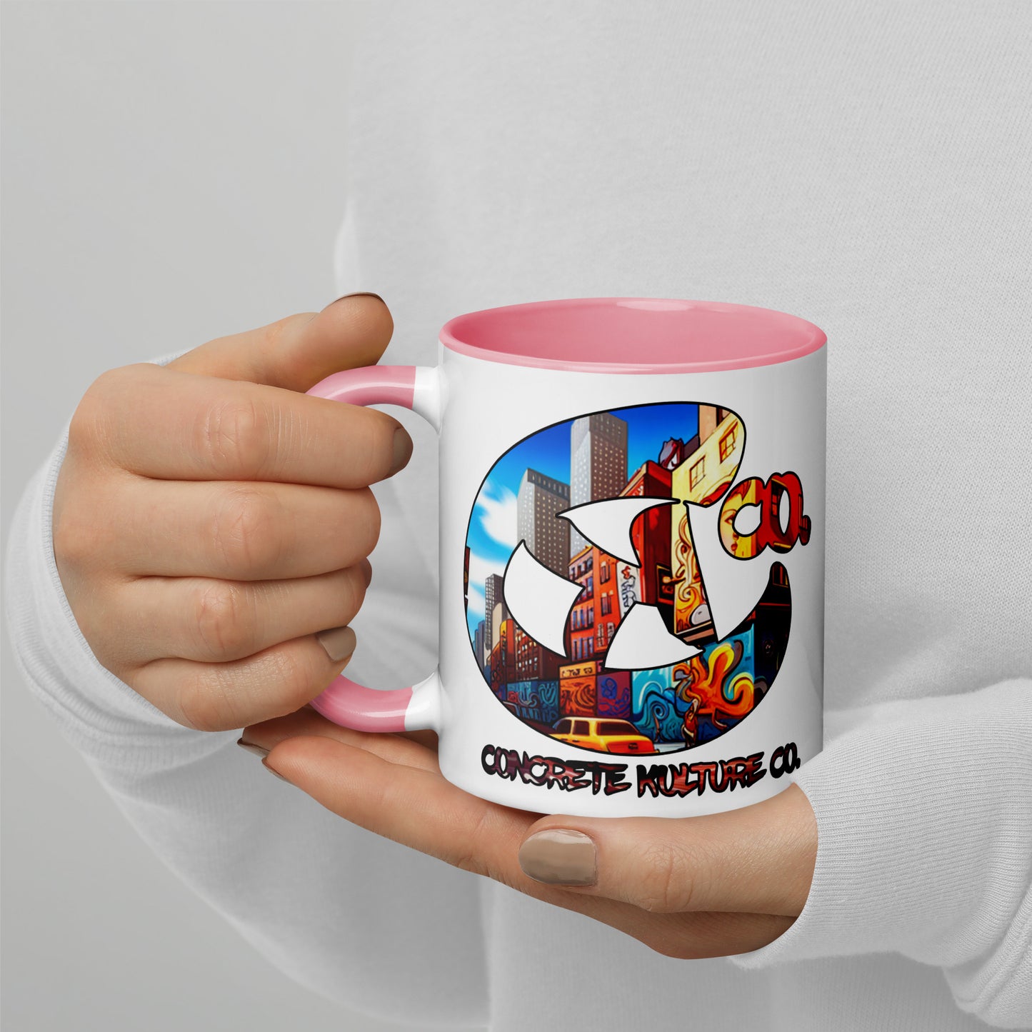 CK co Mug with Color Inside