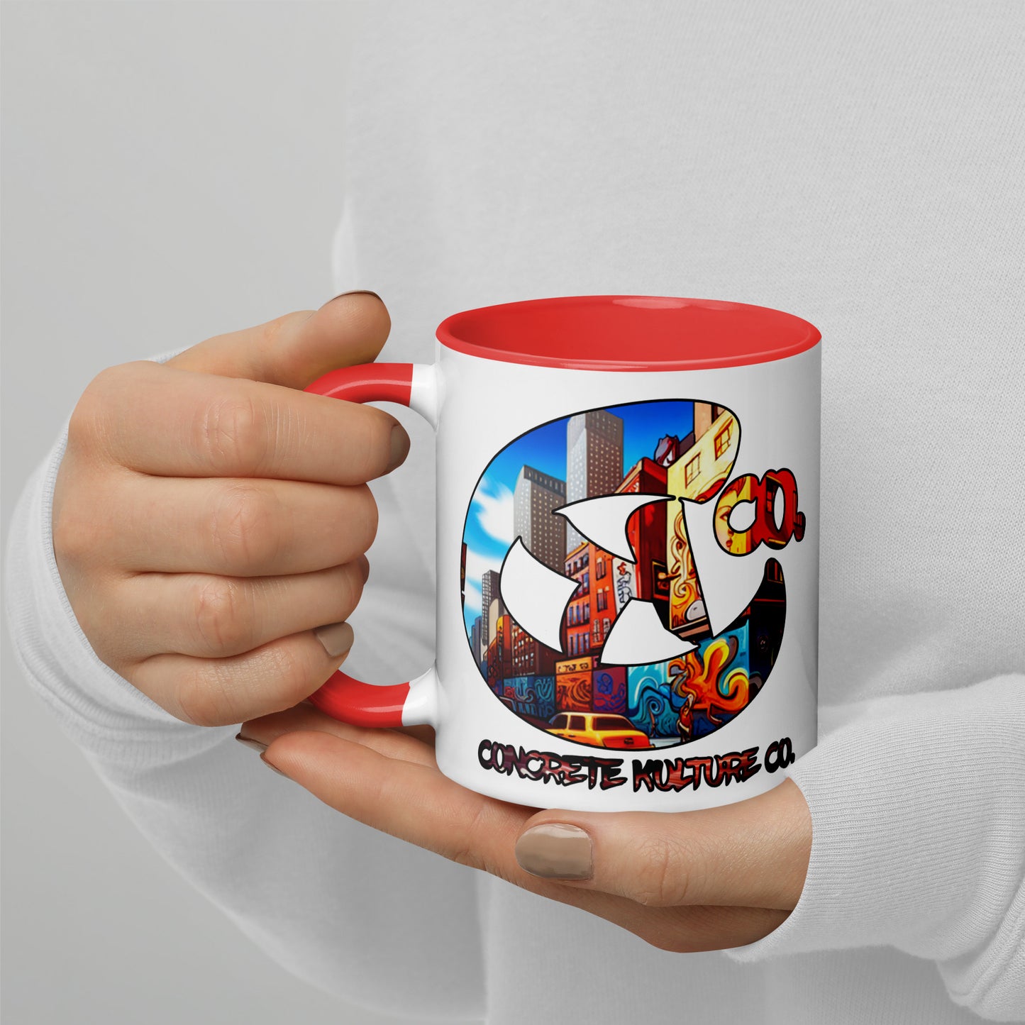 CK co Mug with Color Inside