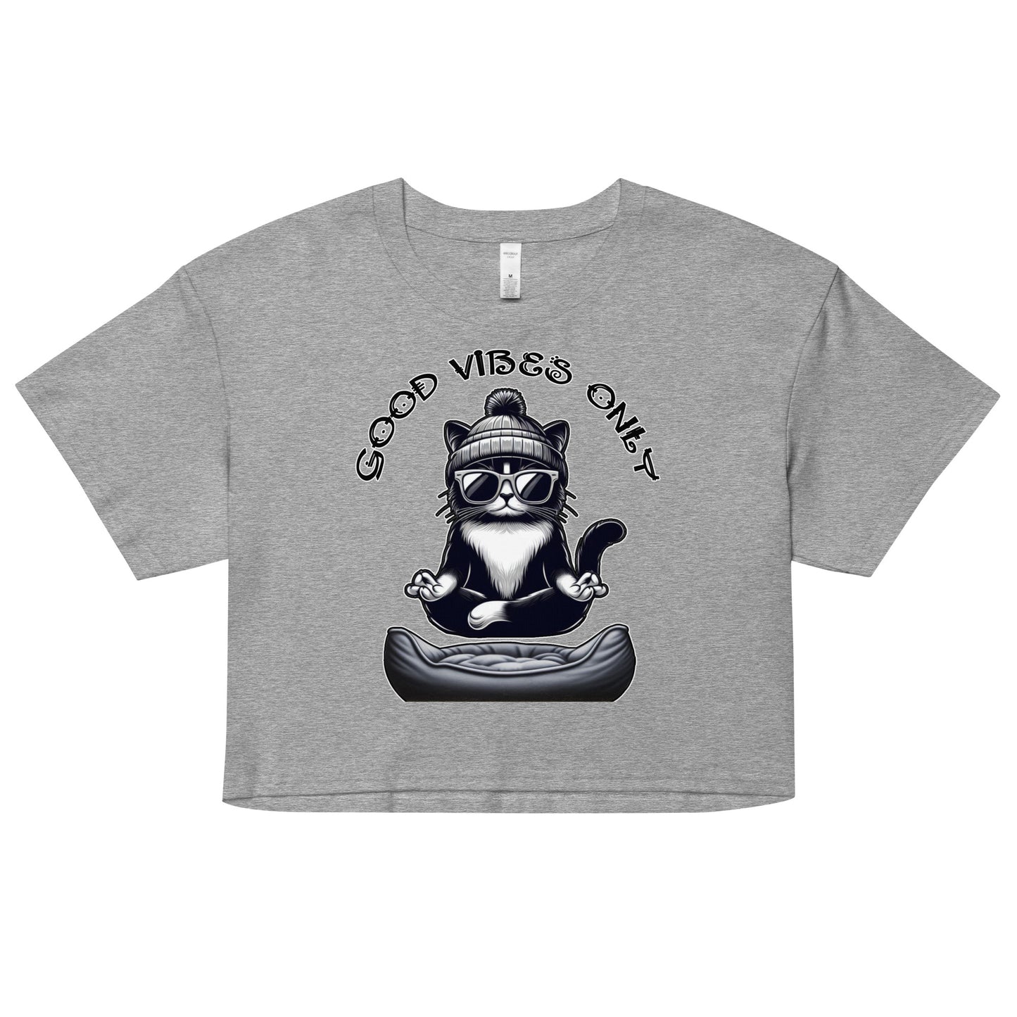 Women’s "Good Vibes Only" crop top