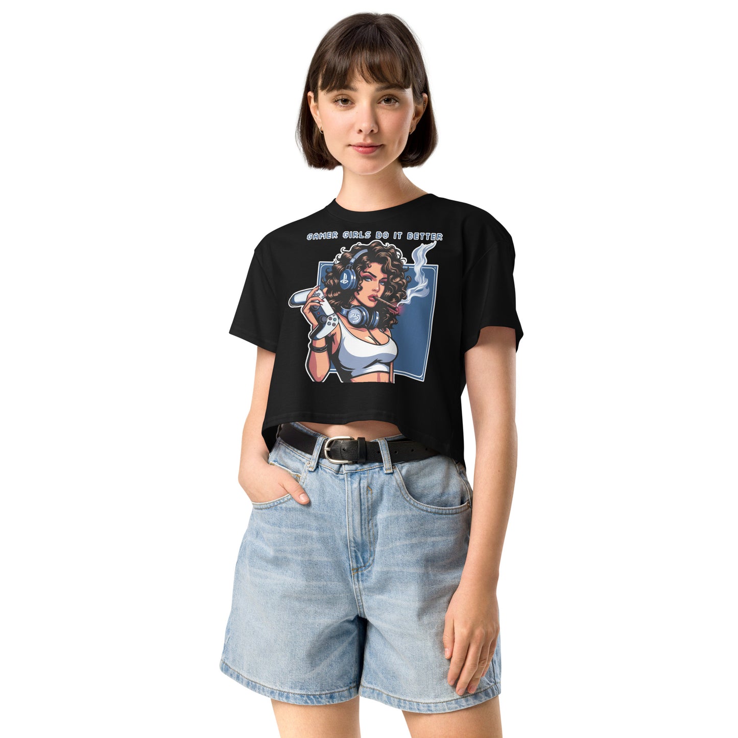 Women’s "Gamer Girls"  crop top