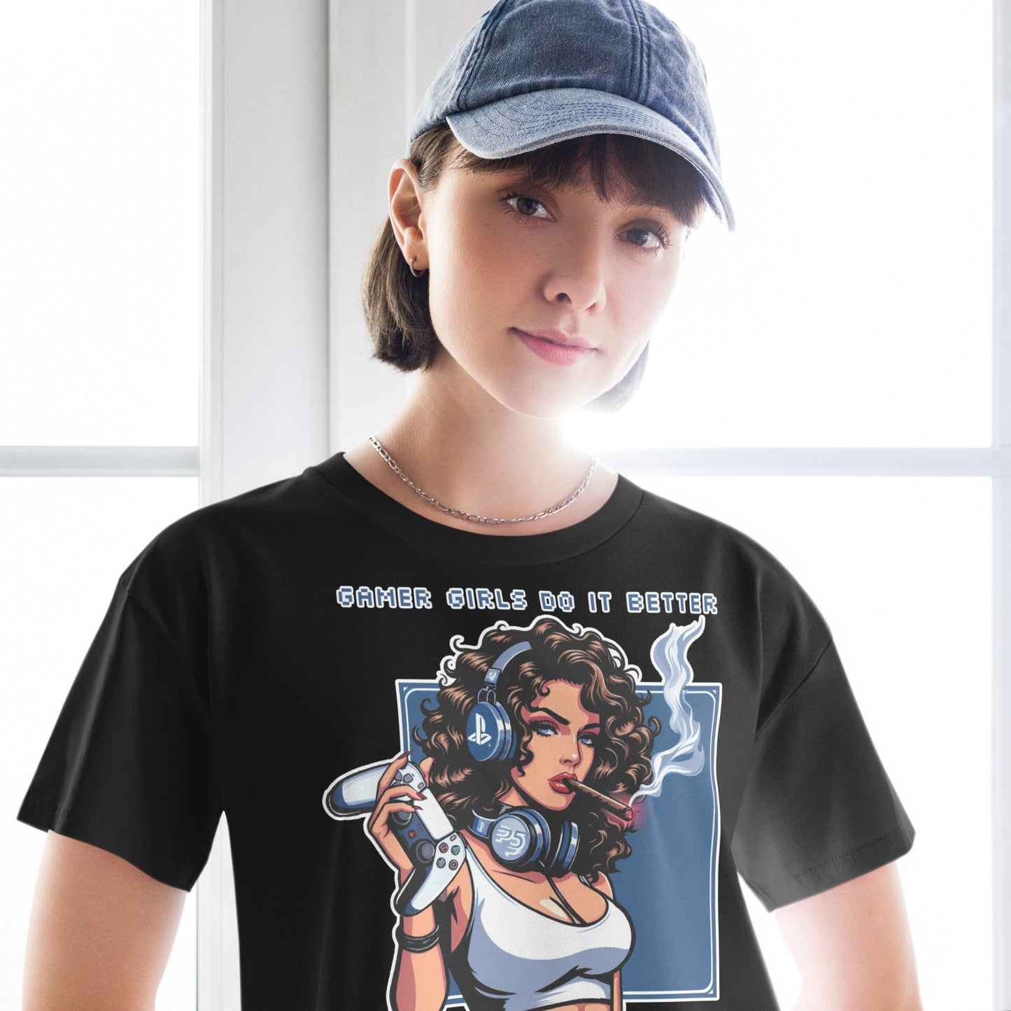 Women’s "Gamer Girls"  crop top