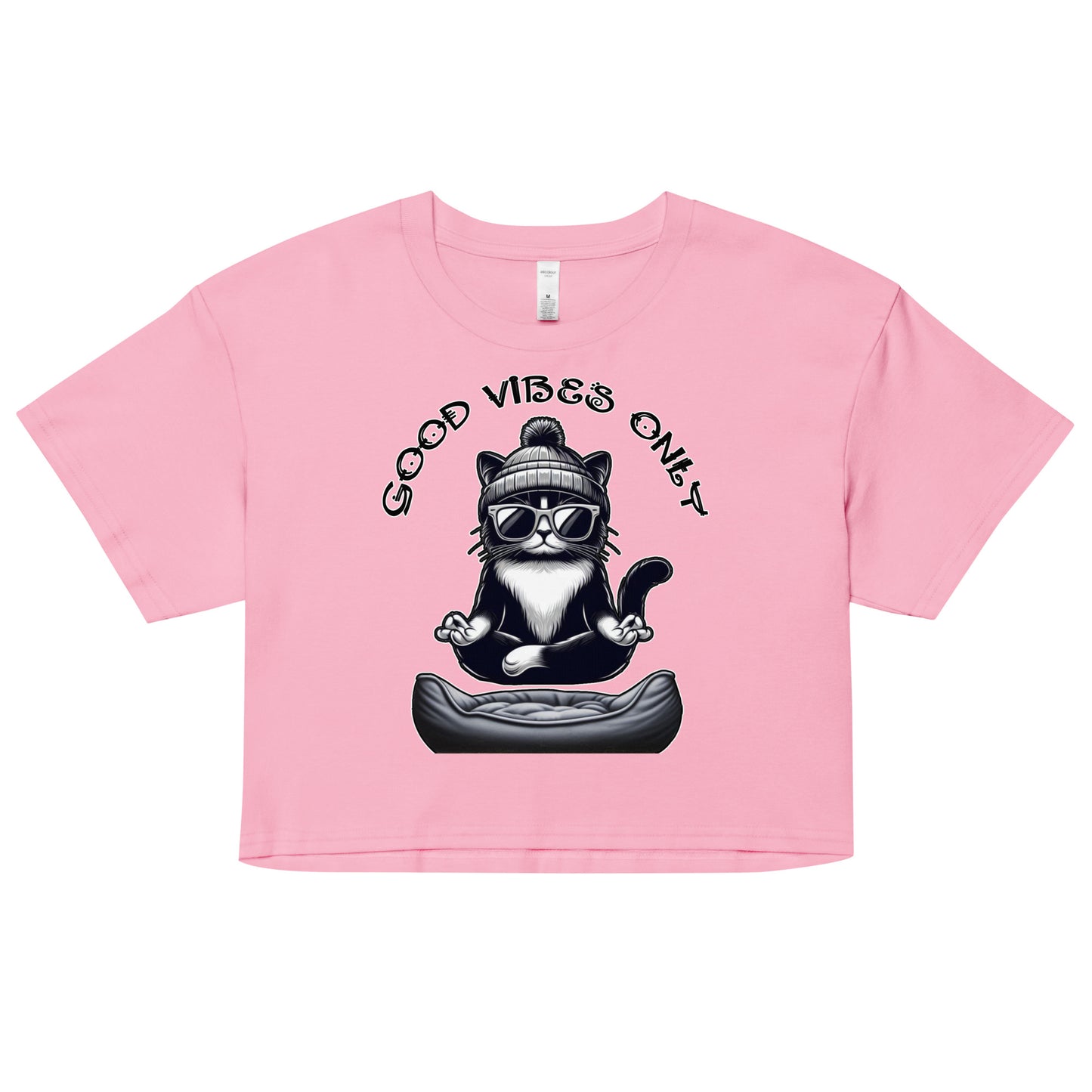 Women’s "Good Vibes Only" crop top