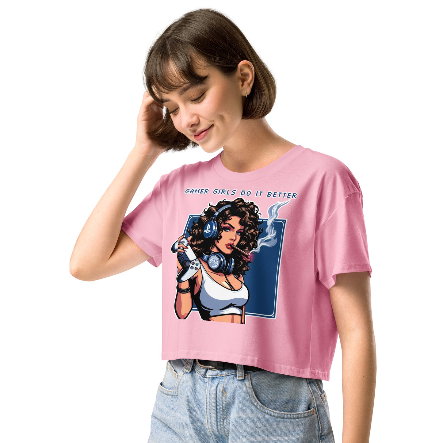 Women’s "Gamer Girls"  crop top