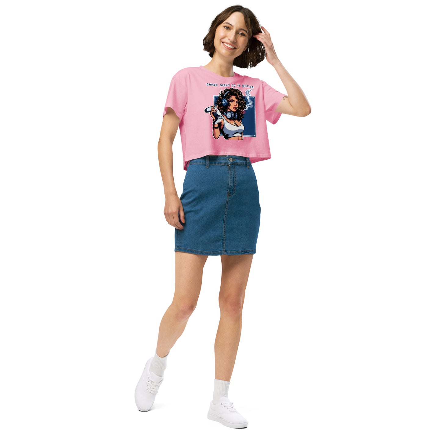 Women’s "Gamer Girls"  crop top