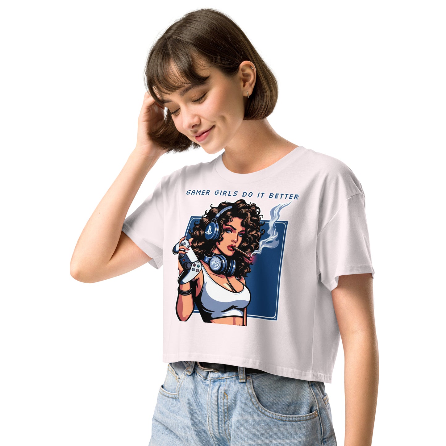 Women’s "Gamer Girls"  crop top