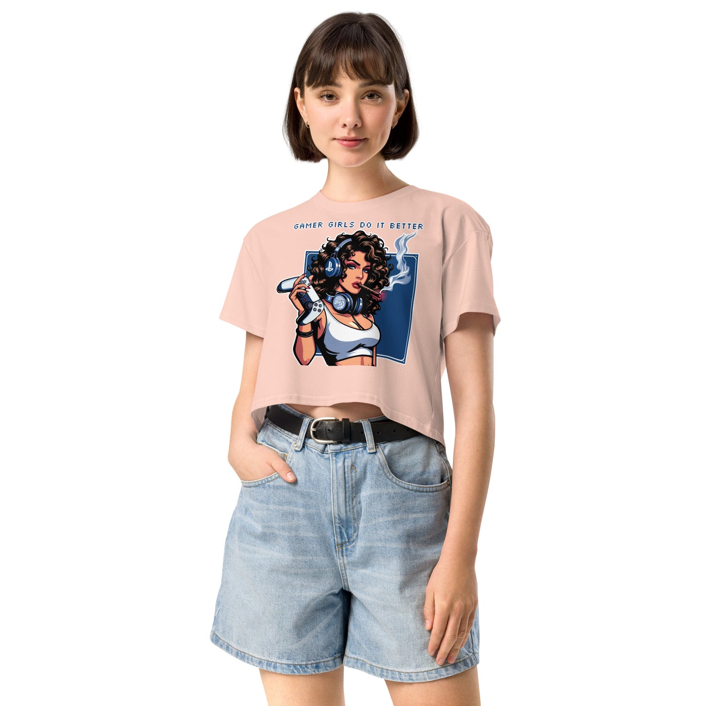 Women’s "Gamer Girls"  crop top